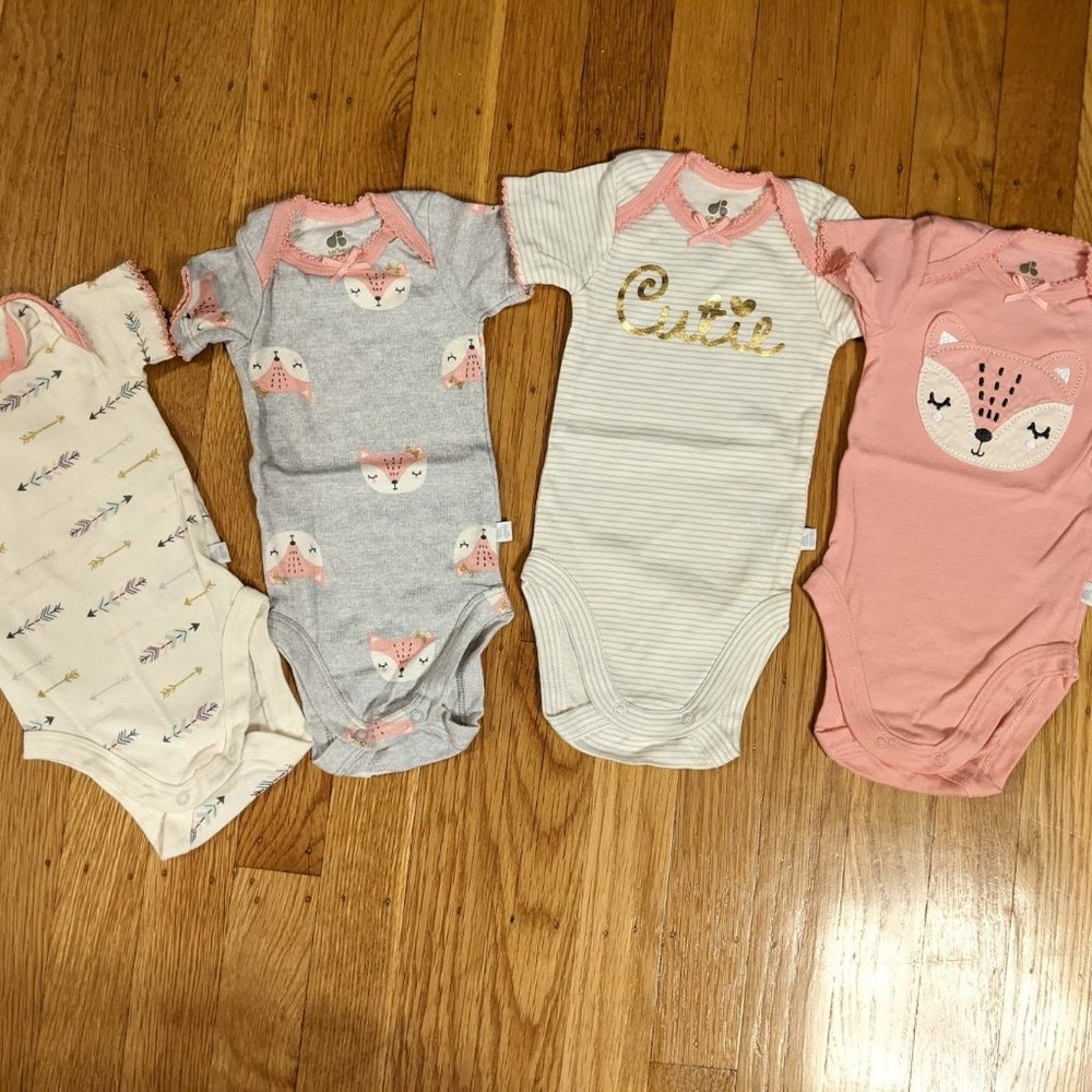 Organic onesies set of 4